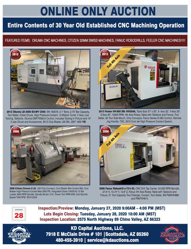 30-Year CNC Machining Operation — Chino Valley, AZ