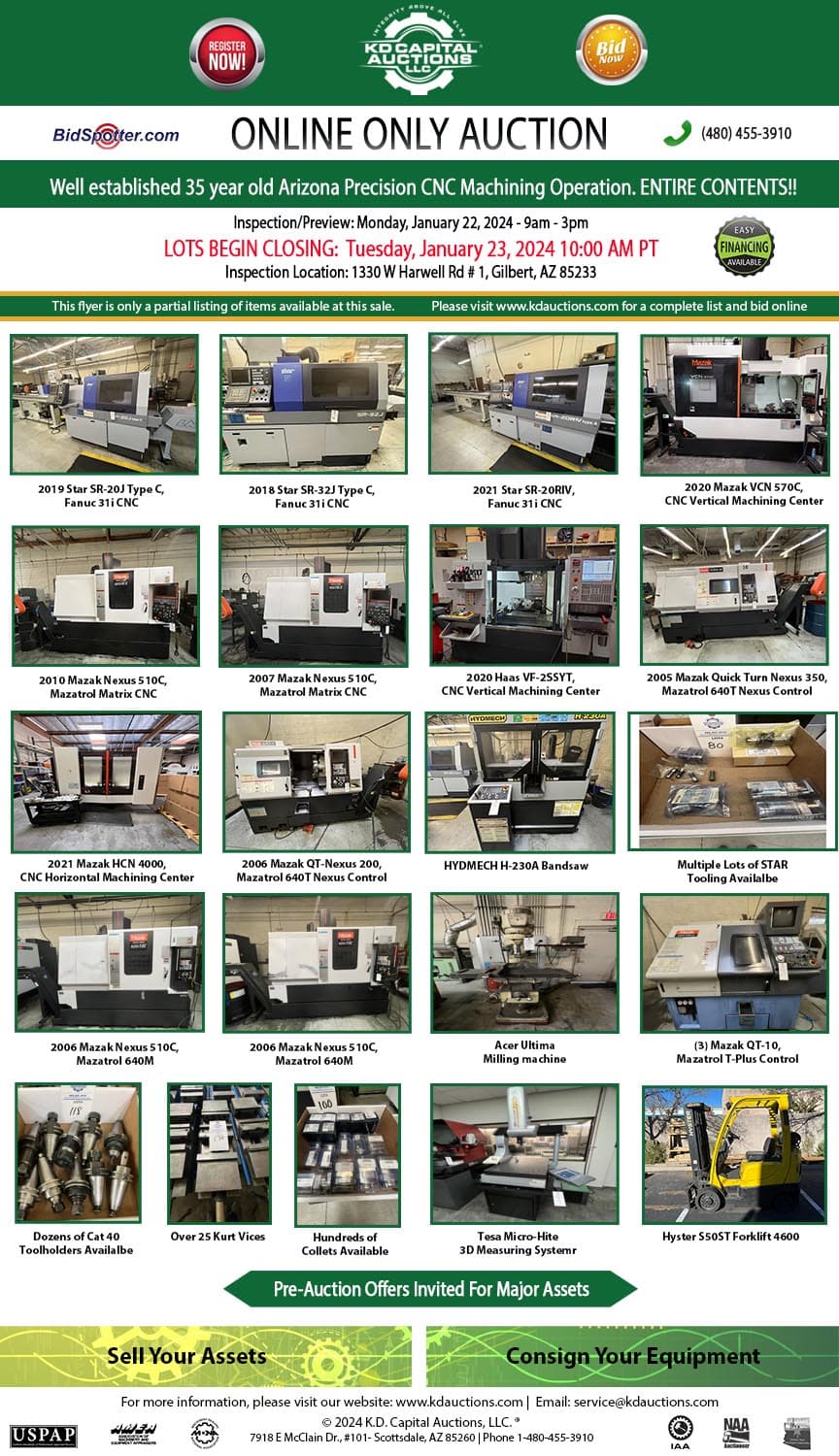 35-Year Arizona Precision CNC Machining Facility