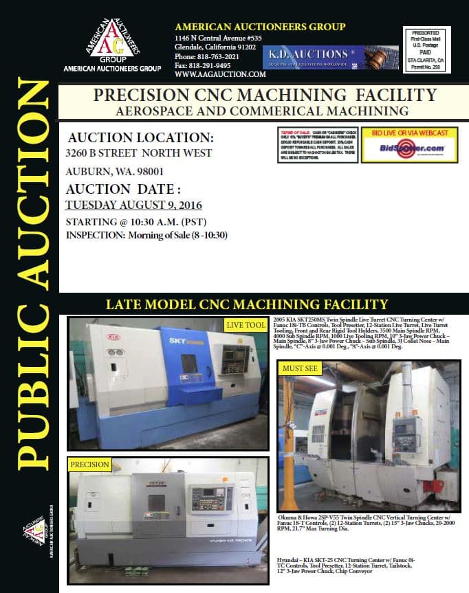 40-Year Established Manufacturing Facility — Auburn, WA