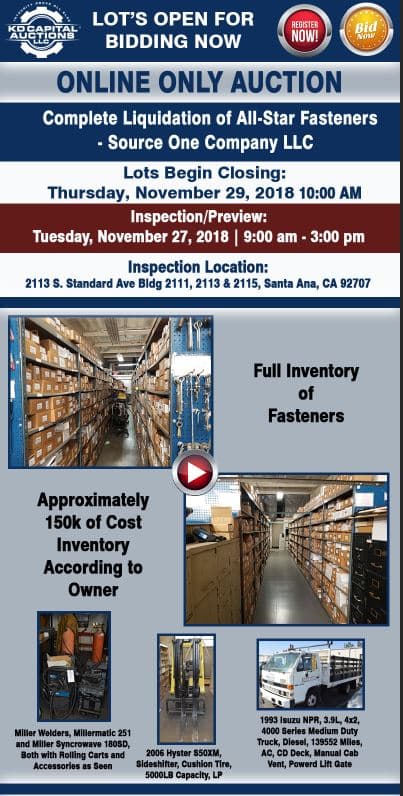 All Star Fasteners — Santa Ana, CA