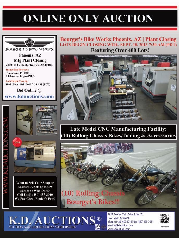 Bourget's Bike Works — Custom Motorcycle Manufacturer