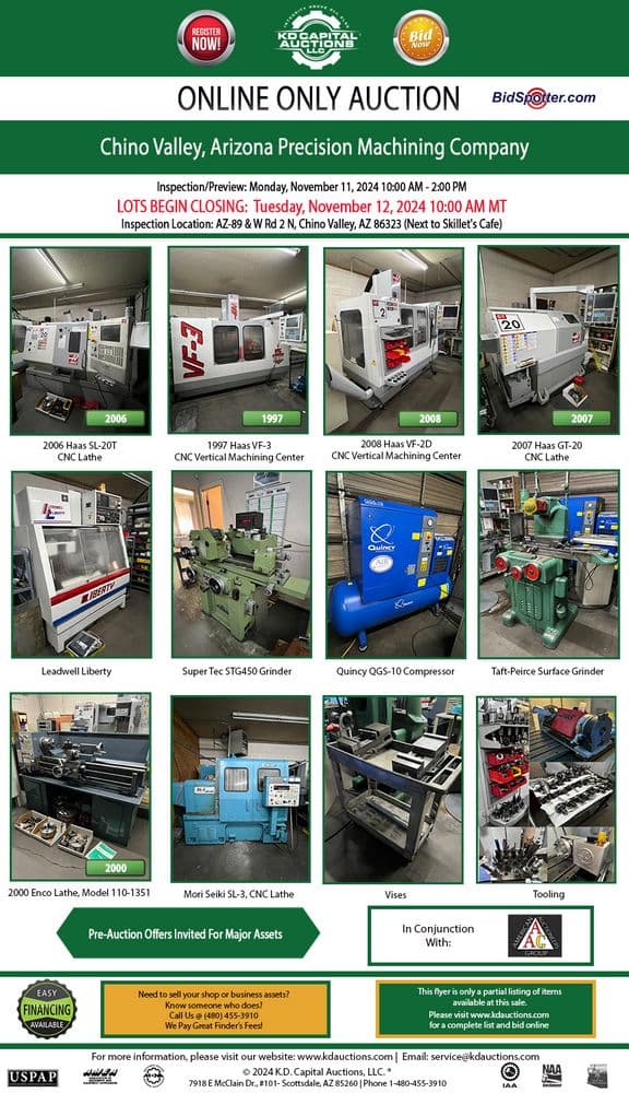 Chino Valley Precision Machining — Chino Valley, AZ