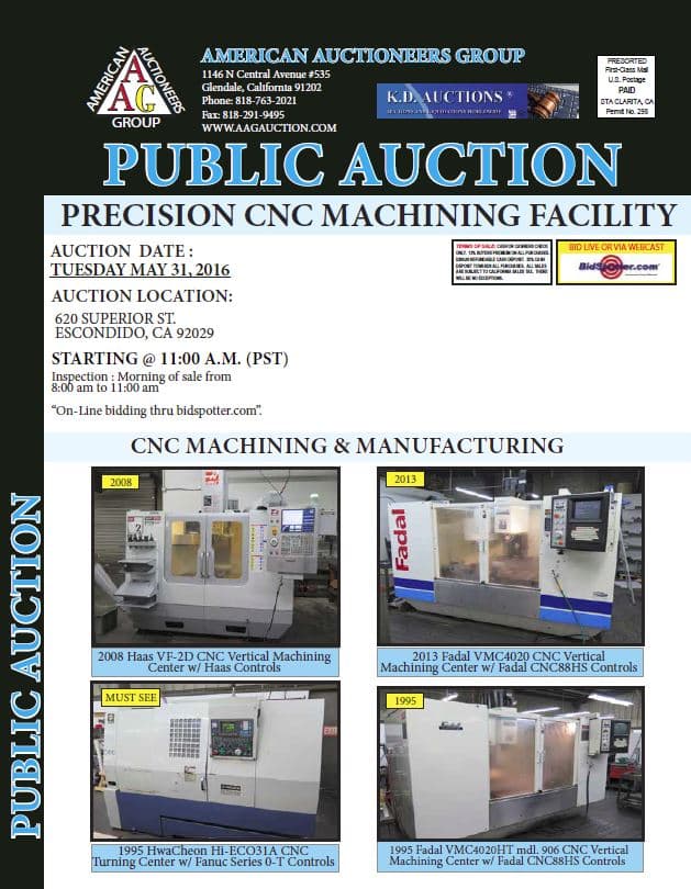 CNC Machining Facility — Escondido, CA