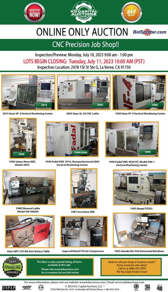 CNC Precision Job Shop — La Verne, CA