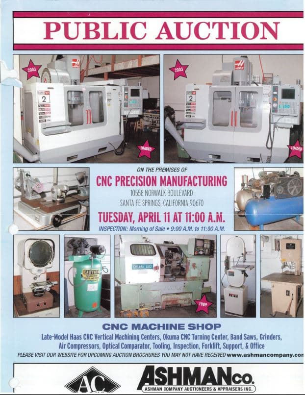 CNC Precision Manufacturing — Santa Fe Springs, CA