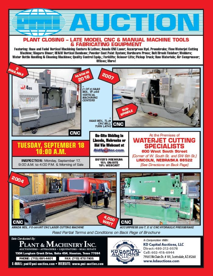 Complete Fabricating & Machining Facility — Lincoln, NE