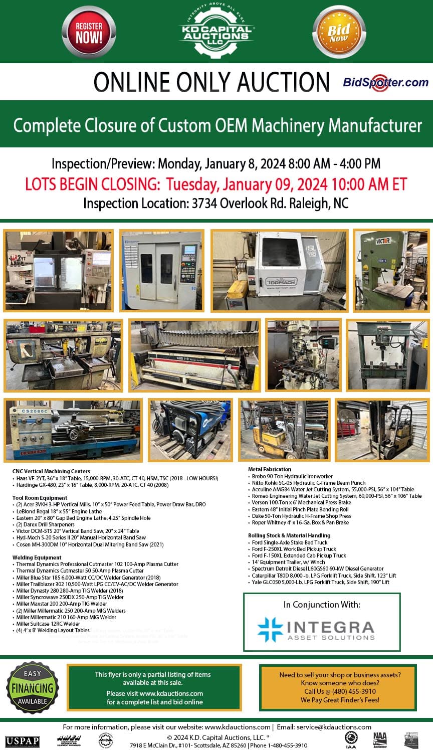 Custom OEM Machinery Manufacturer — Raleigh, NC