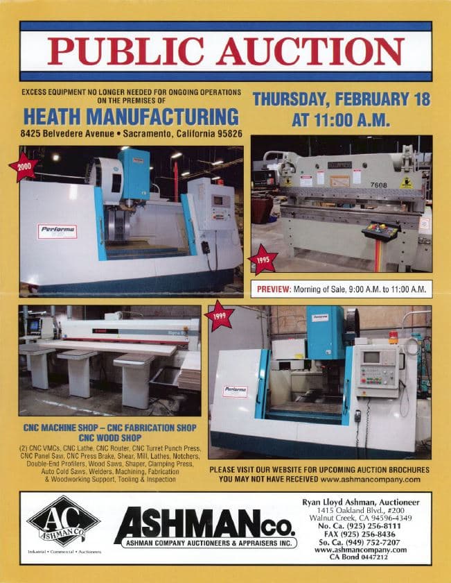 Heath Manufacturing — Sacramento, CA