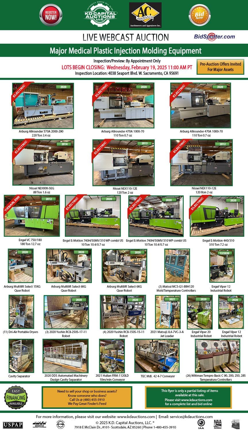 Major Medical Injection Molding Facility — West Sacramento, CA