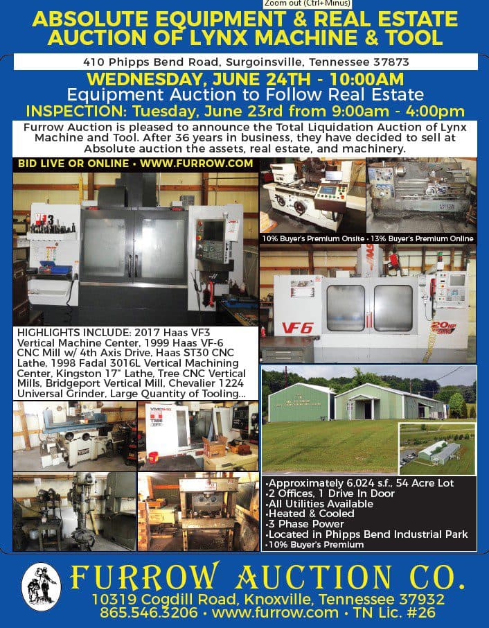 Manufacturing Facility — Complete Liquidation, Arkansas