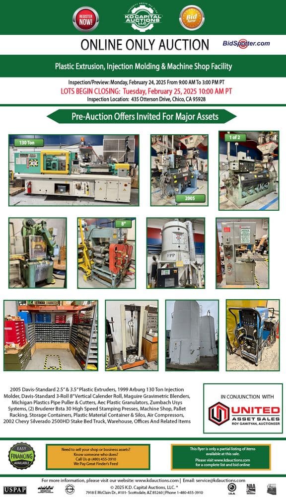 Plastic Extrusion & Injection Molding — Chico, CA