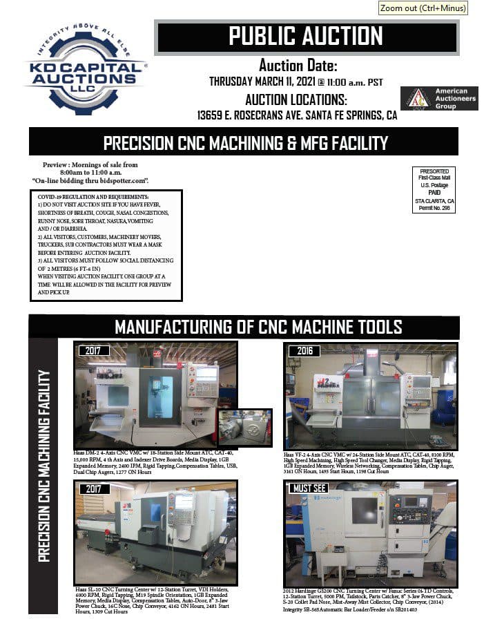 Precision CNC Manufacturing — Santa Fe Springs, CA
