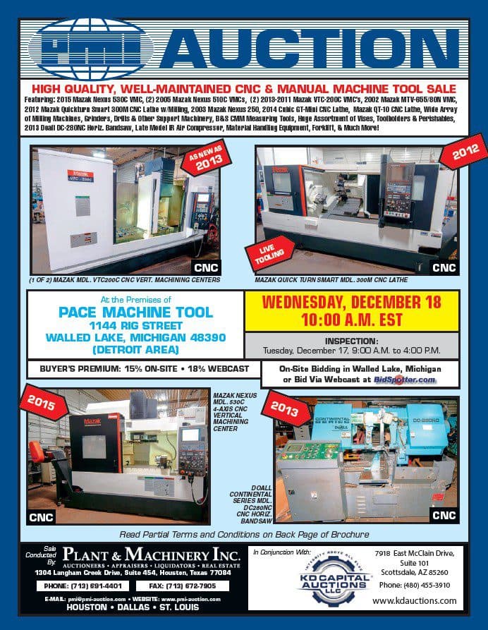 Precision CNC Machining Facility — Walled Lake, MI