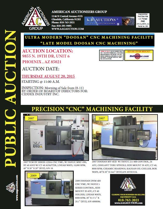 Ultra-Modern Doosan CNC Machining Facility — Phoenix AZ