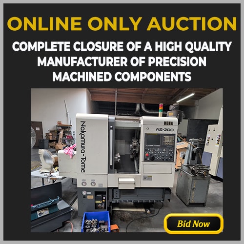 Complete Closure of a High-Quality Manufacturer of Precision Machined Components