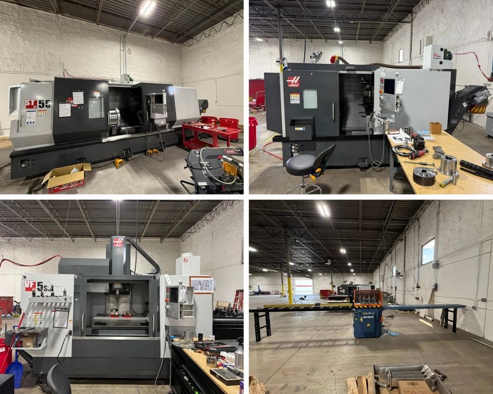 Short Notice Sale — Late Model Mint Condition Haas Machines, Welders & Shop Support Equipment
