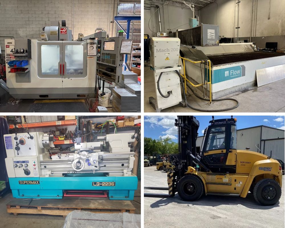 Multiple Nationwide Facilities Seeking to Liquidate Surplus Machinery