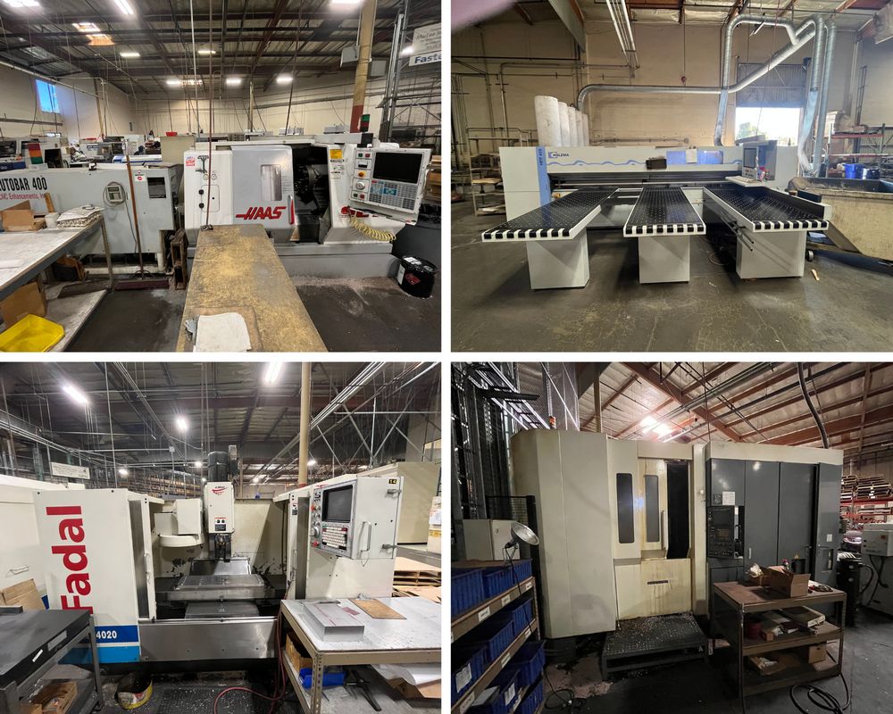 Surplus Assets of Major Southern California Precision Machining Operation