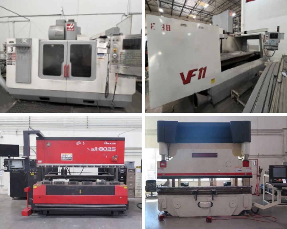 "MAJOR" Precision Sheet Metal Fab / Powder Coating & HAAS CNC Machining — Valencia & Santa Ana, CA