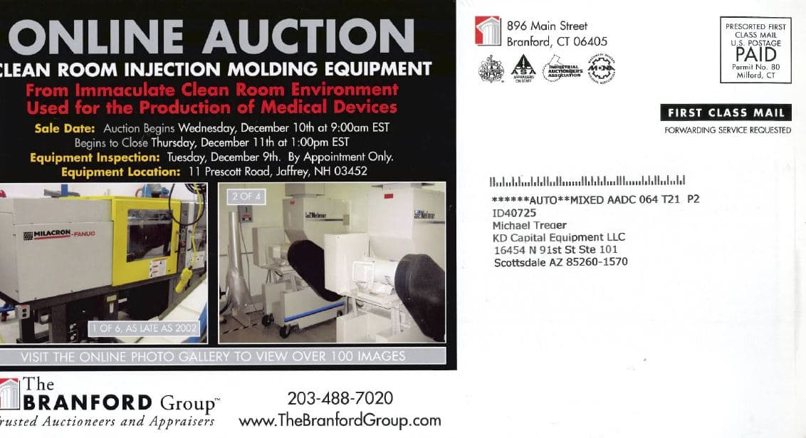Clean Room Injection Molding Facility — Jaffrey, NH