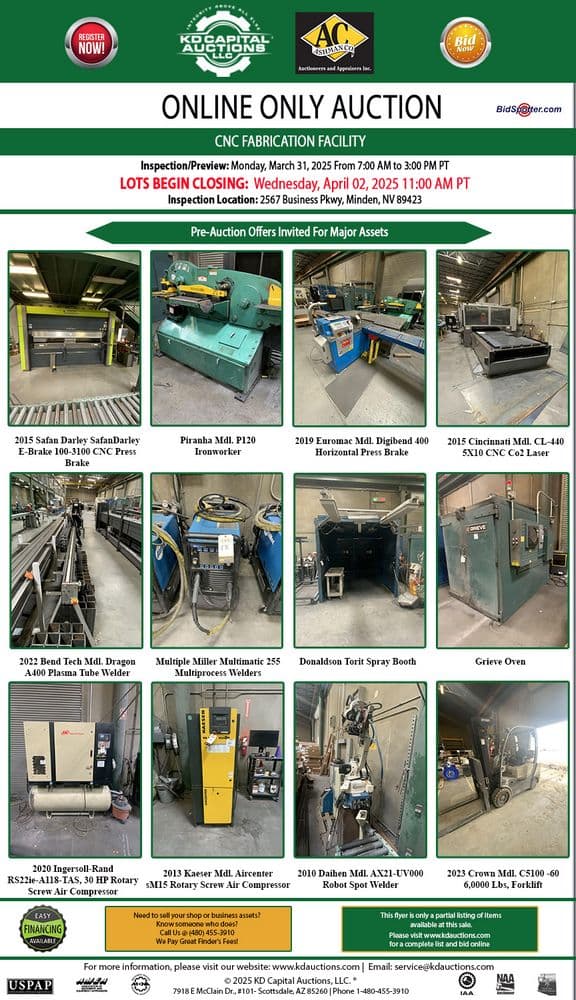 CNC Fabrication Facility — Minden, NV