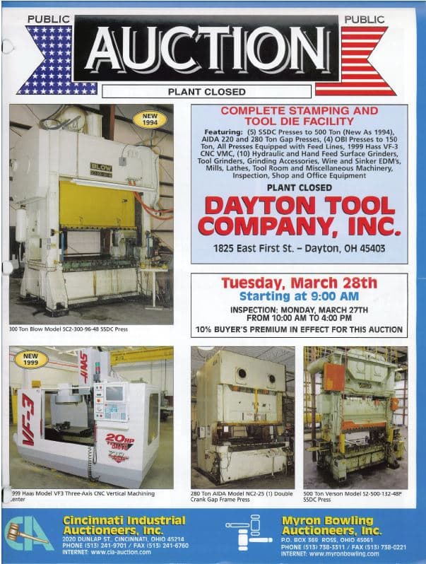 Dayton Tool Company Inc — Dayton, OH