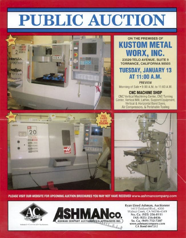 Kustom Metal Worx Inc — Torrance, CA