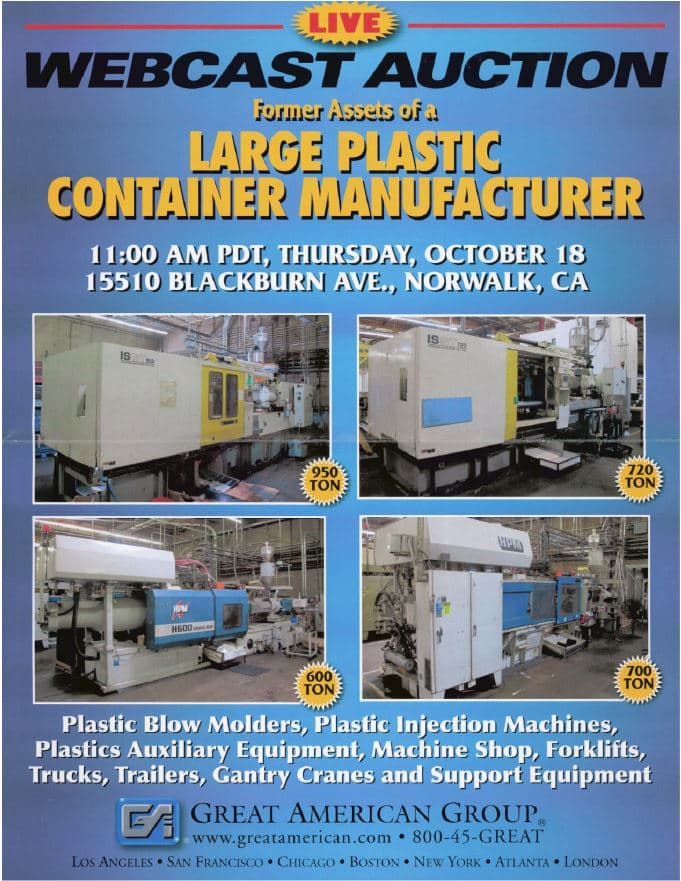Large Plastic Container Manufacturer — Norwalk, CA