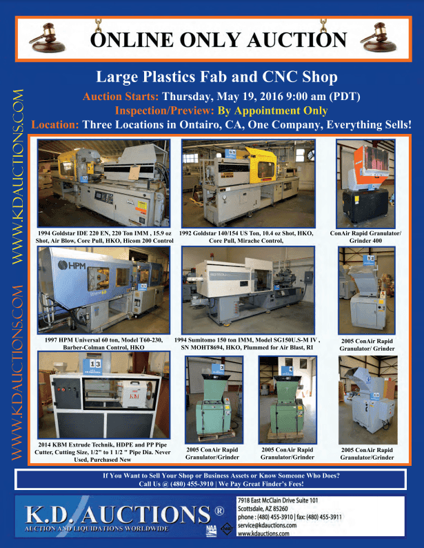 Large Plastics Fabrication & CNC Facility — California