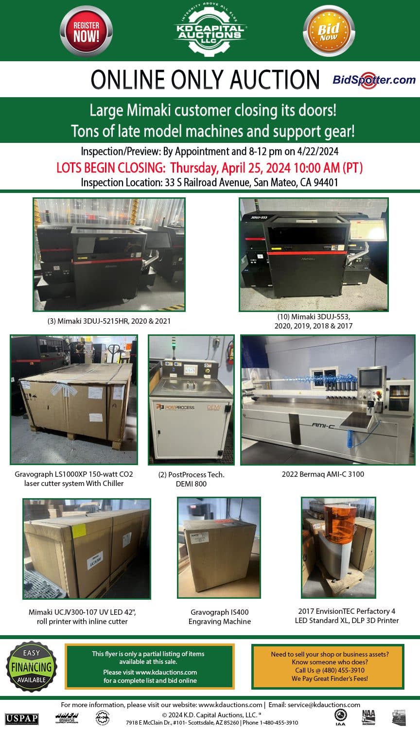Mimaki Wide Format Showroom — San Mateo, CA