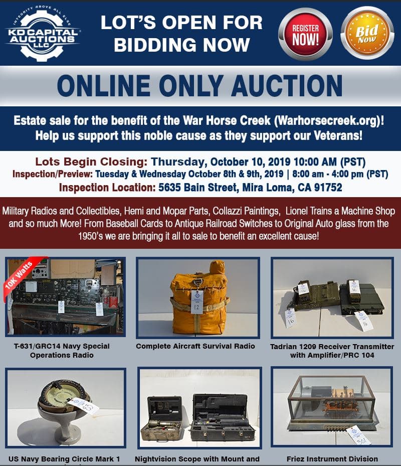 War Horse Creek Estate Sale — Mira Loma, CA