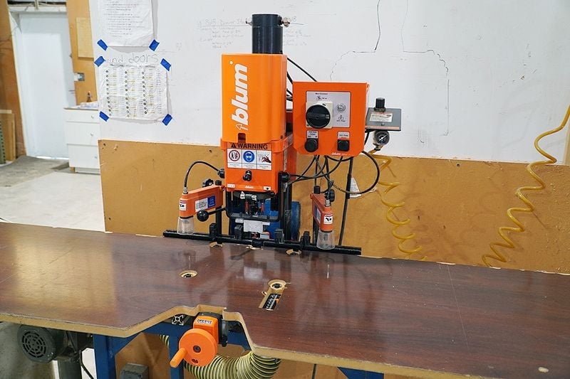 2007 Blum MiniPress P, Hinge Borer/Inserter