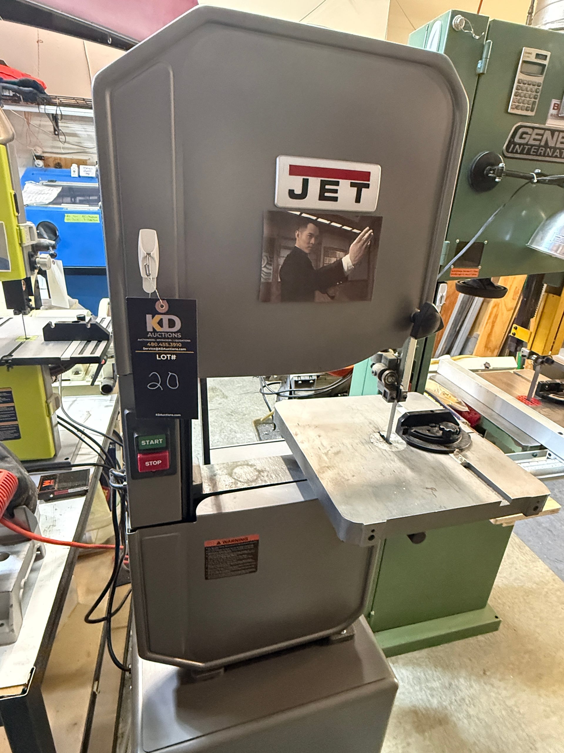 Jet J-8201K 14" Vertical Band Saw