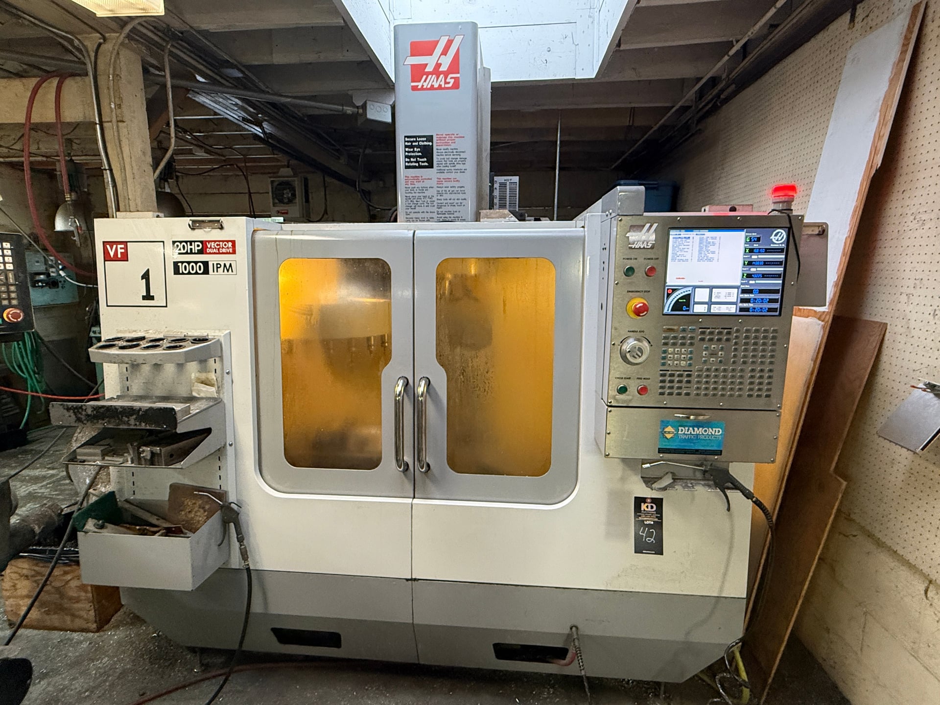 2008 Haas VF-1D CNC Vertical Machining Center