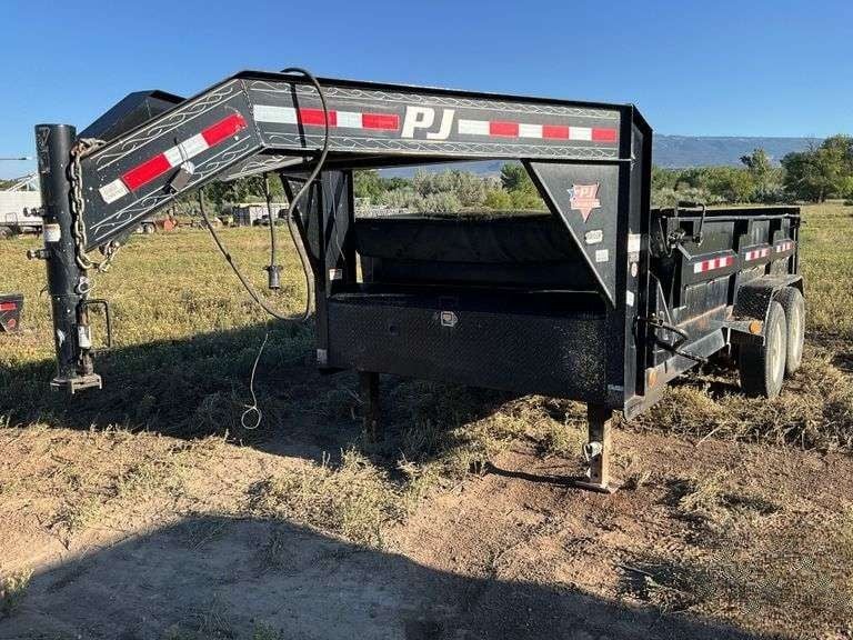 2018 PJ D7142 DUMP TRAILER 7'X14'