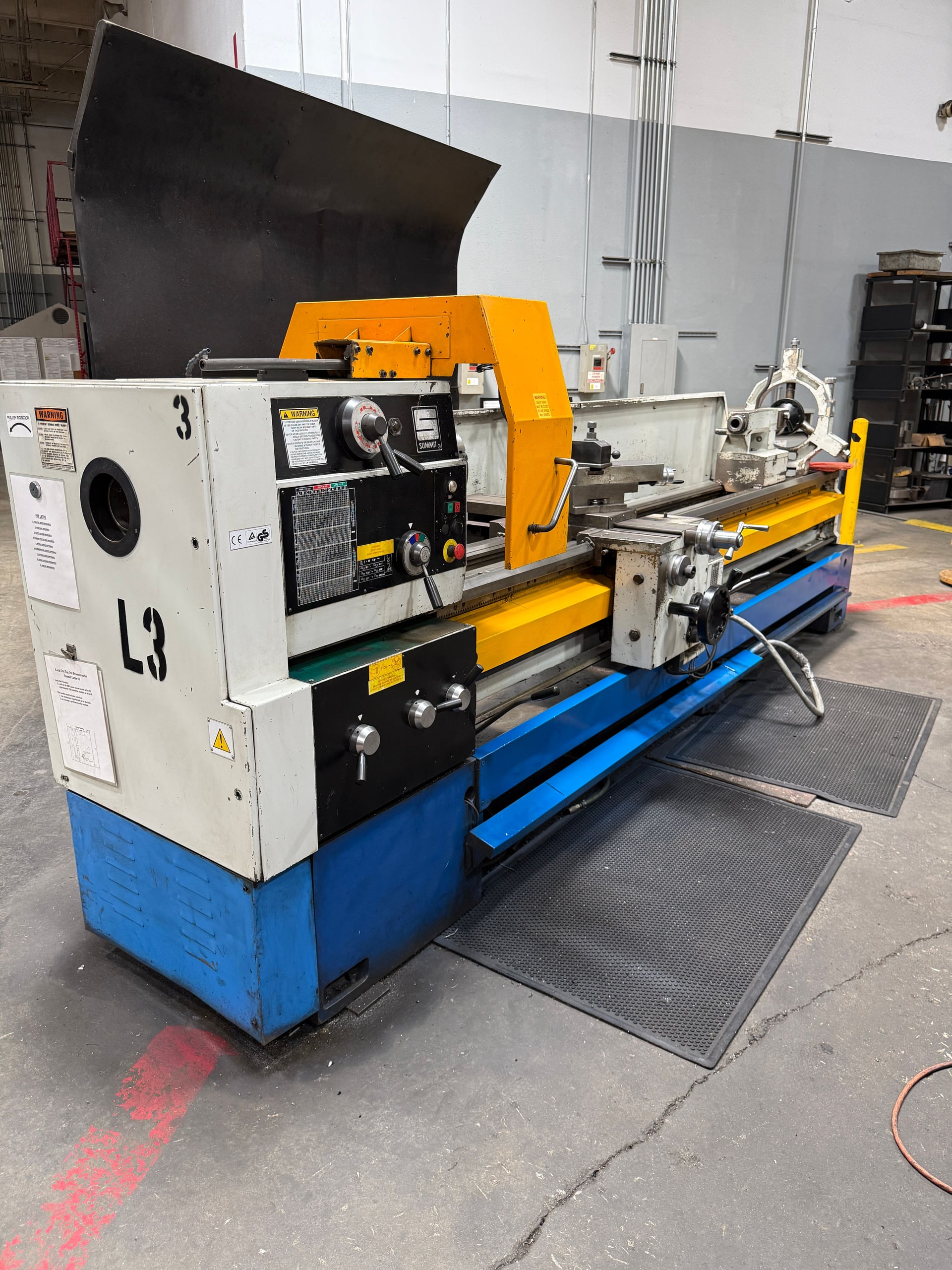 2006 Summit Model 24 x 120 Heavy-Duty Precision Engine Lathe