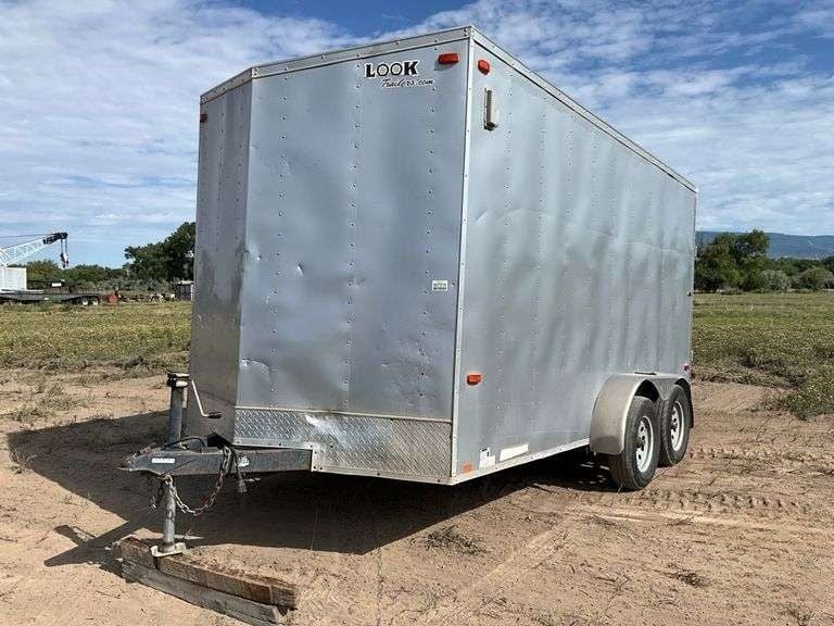 2017 LOOK 7 FT X 14 FT T/A ENCLOSED TRAILER