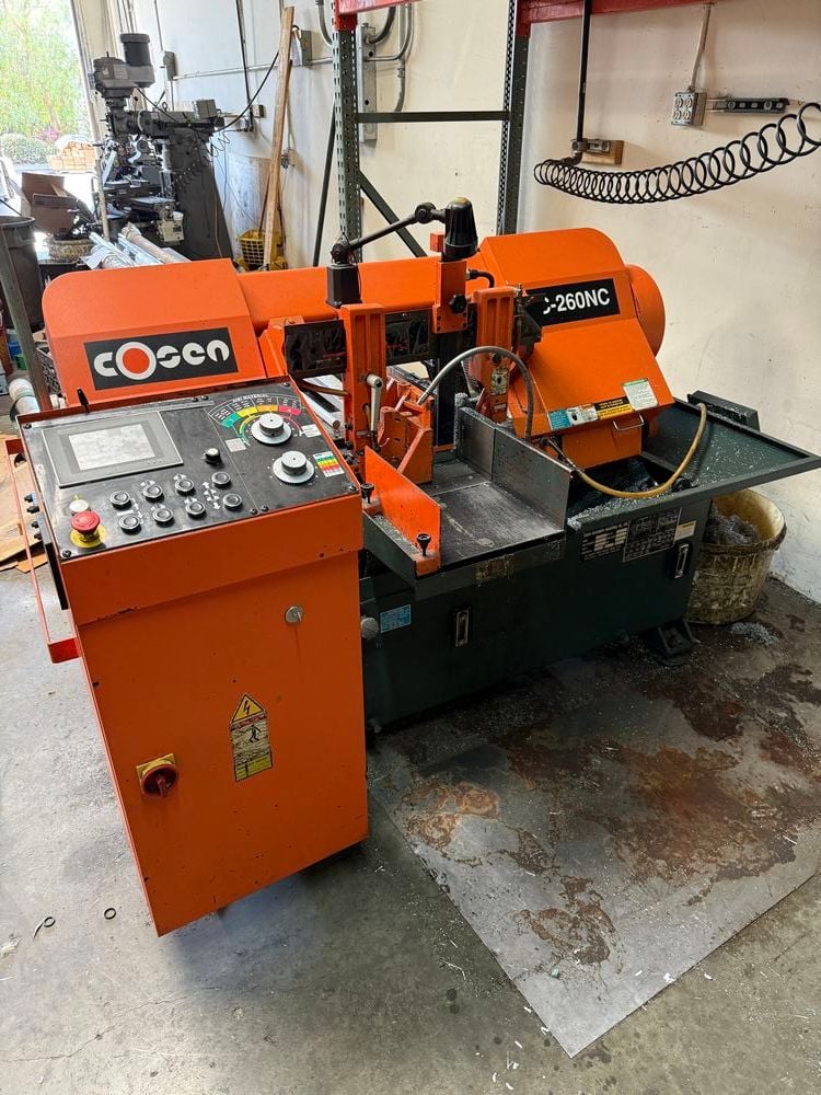 Cosen C-260NC, Horizontal Bandsaw