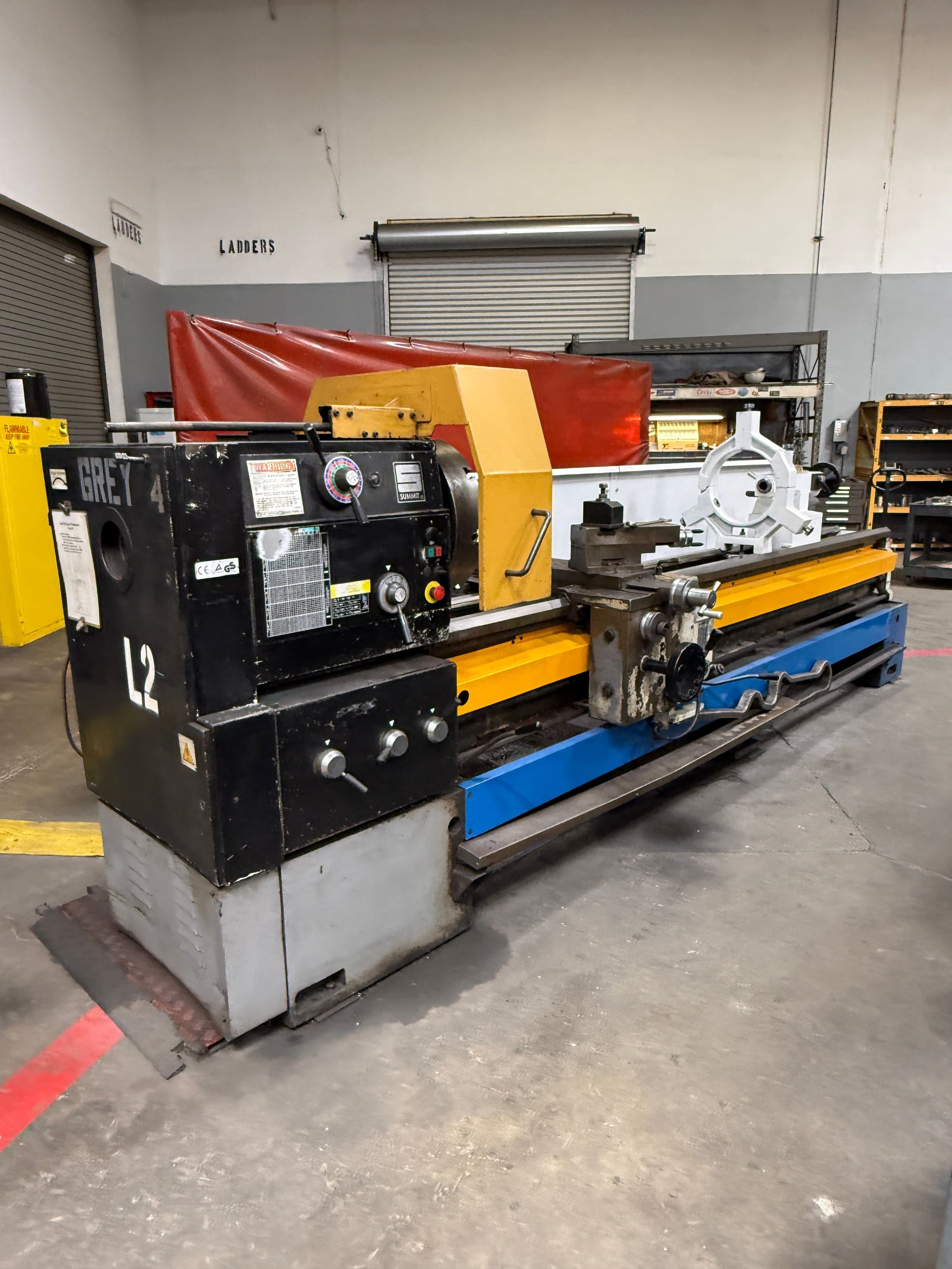 2006 Summit Model 24 x 120 Heavy-Duty Precision Engine Lathe
