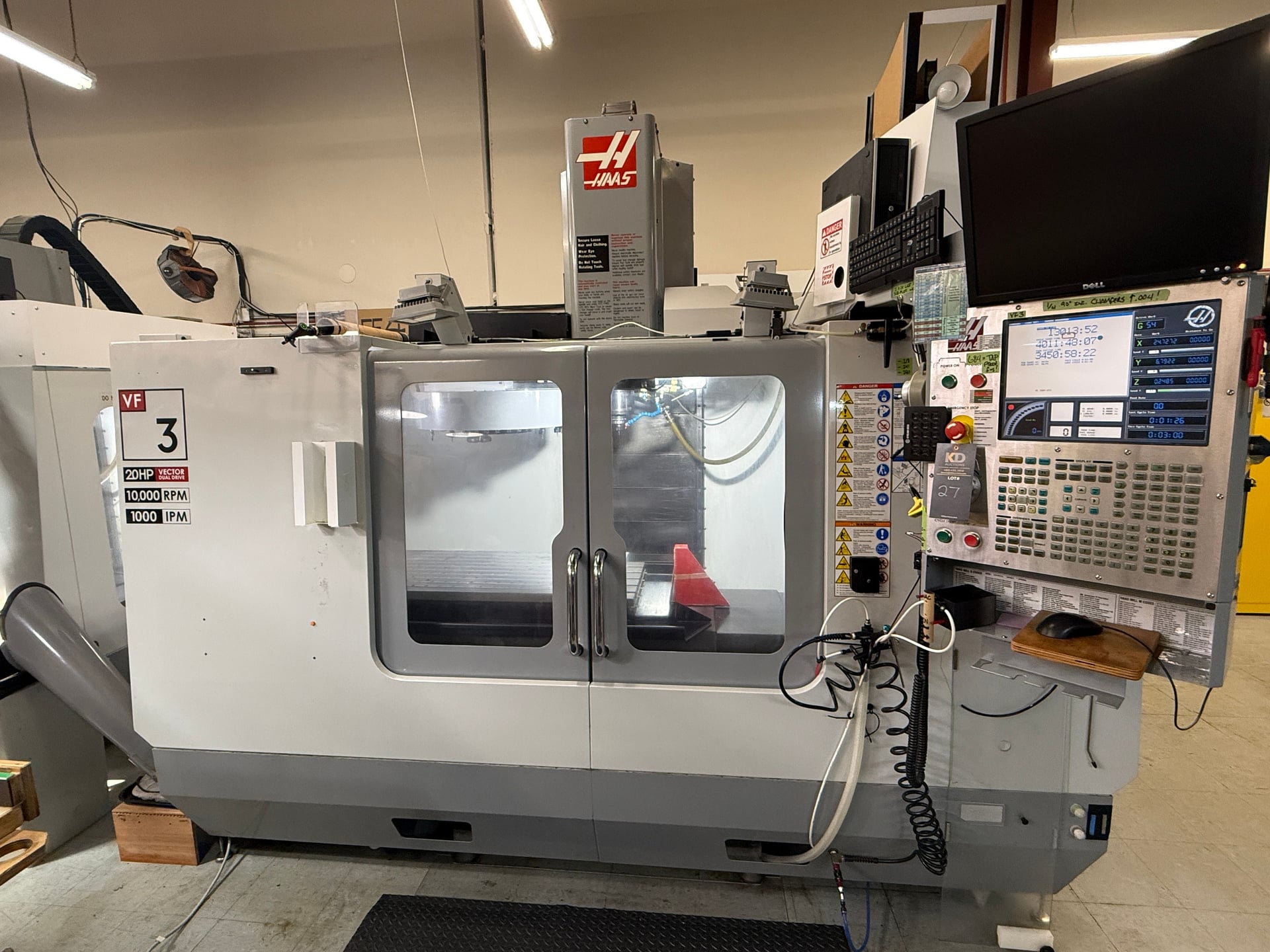 Haas VF-3D CNC Vertical Machining Center (2007)