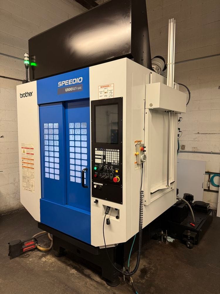2024 Brother Speedio Ud500Xd1-5AX, 5-Axis CNC Vertical Machining Center