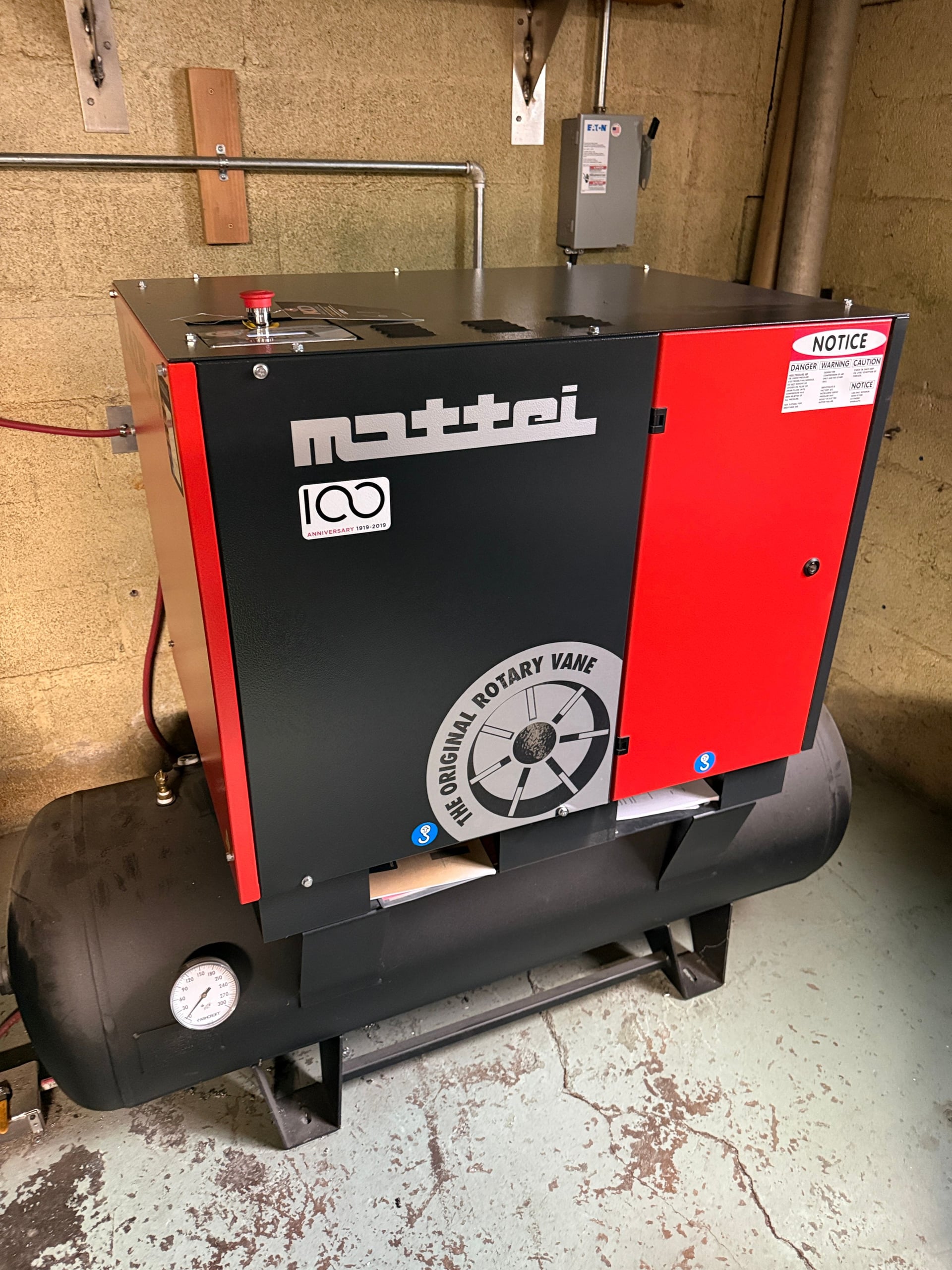 Mattei Blade 4 HX 5-HP Rotary Vane Air Compressor