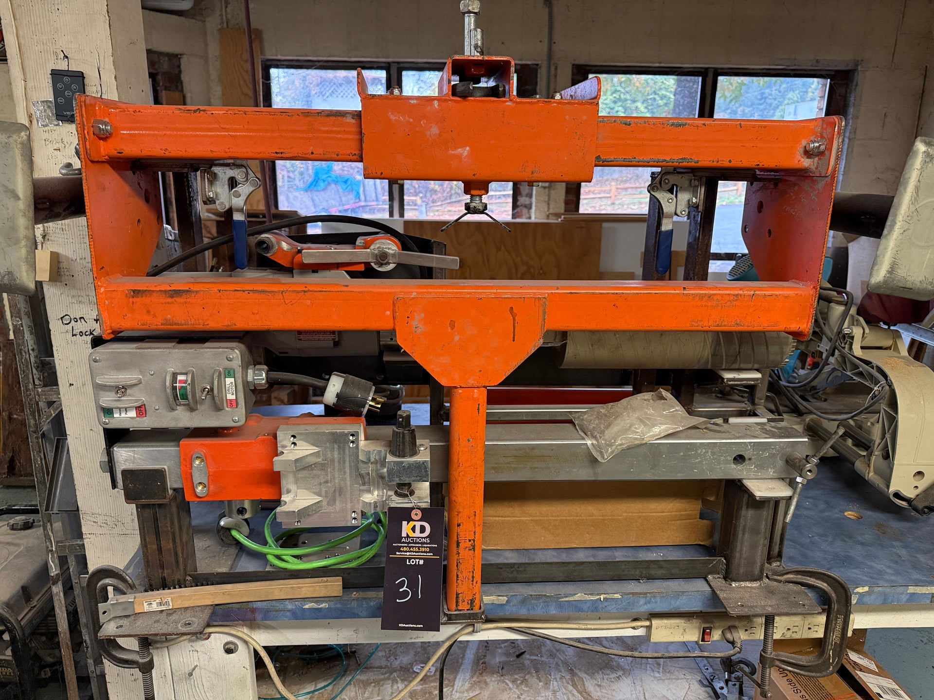Milwaukee Portable Core Drilling Machine, with Trailer Hitch Mount