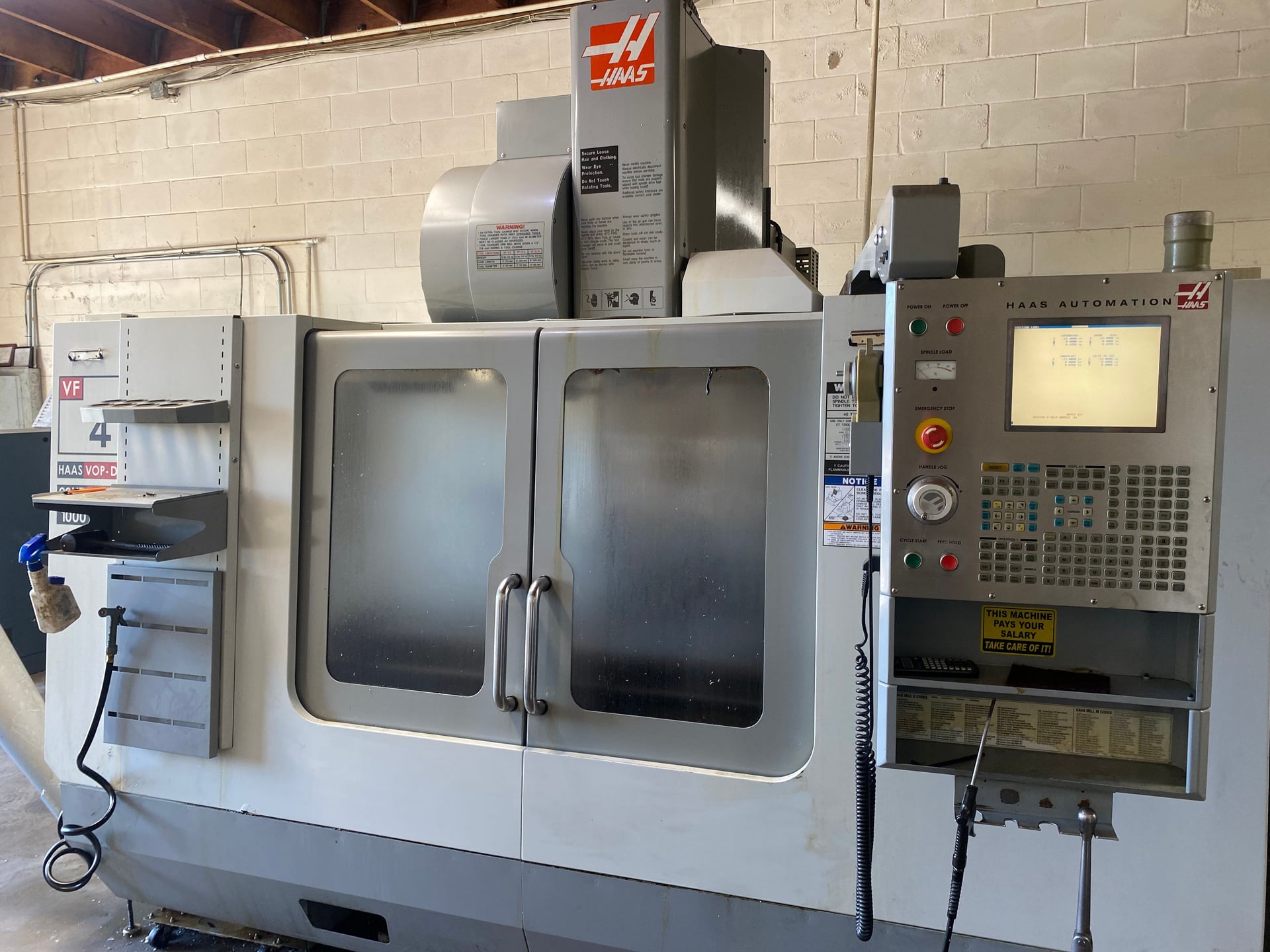 2005 Haas VF-4D CNC Vertical Machining Center