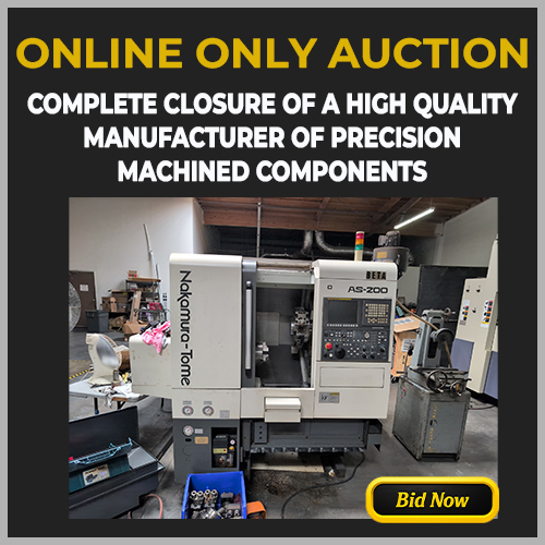 Complete Closure of a High Quality Manufacturer of Precision Machined Components (ONLINE) Location: Camarillo, CA 93012