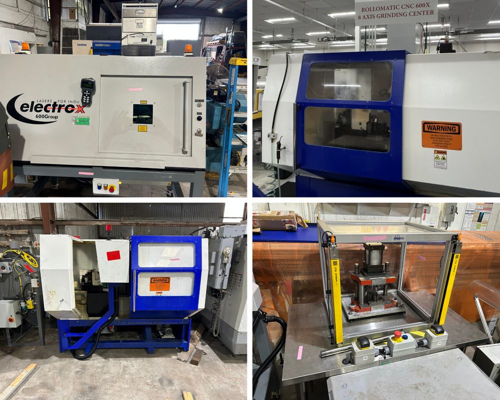 Dual Location: Indiana/Florida!!!! Surplus CNC Swiss Machines, CNC Grinder!!!!!!! (ONLINE) Location: South Bend, Indiana 46628 & Winter Springs, FL 32708